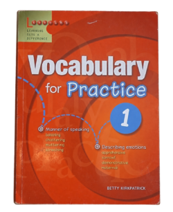 Vocabulary for Practice 1