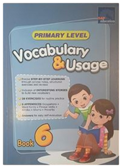 Primary Level Vocabulary & Usage — Book 6